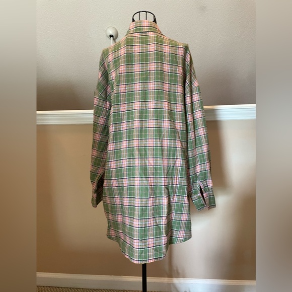 PLT Oversized Plaid Flannel - Picture 2 of 2